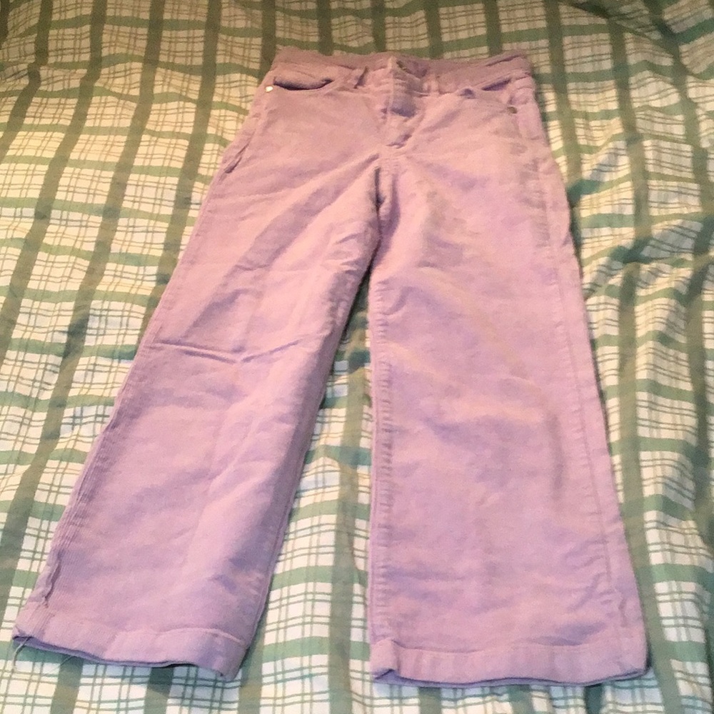Purple art class corduroy jeans side kids 10